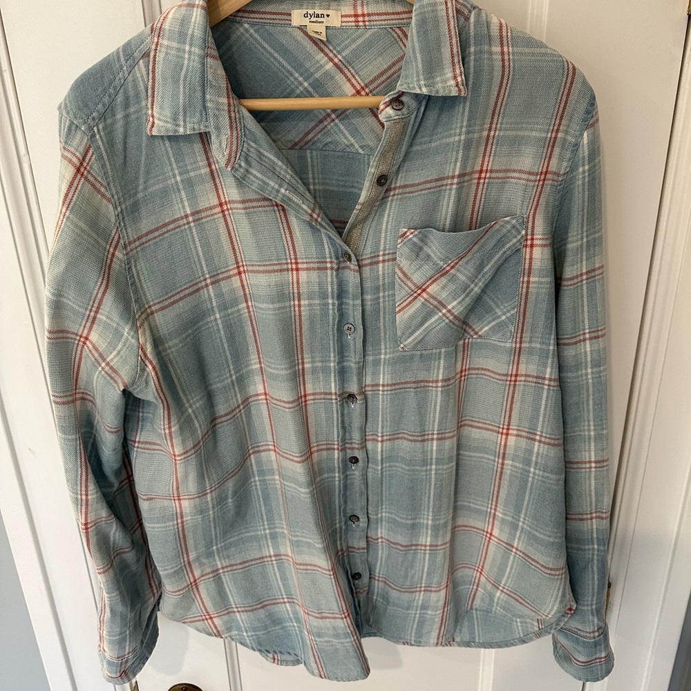 Dylan women’s Plaid Shirt Medium